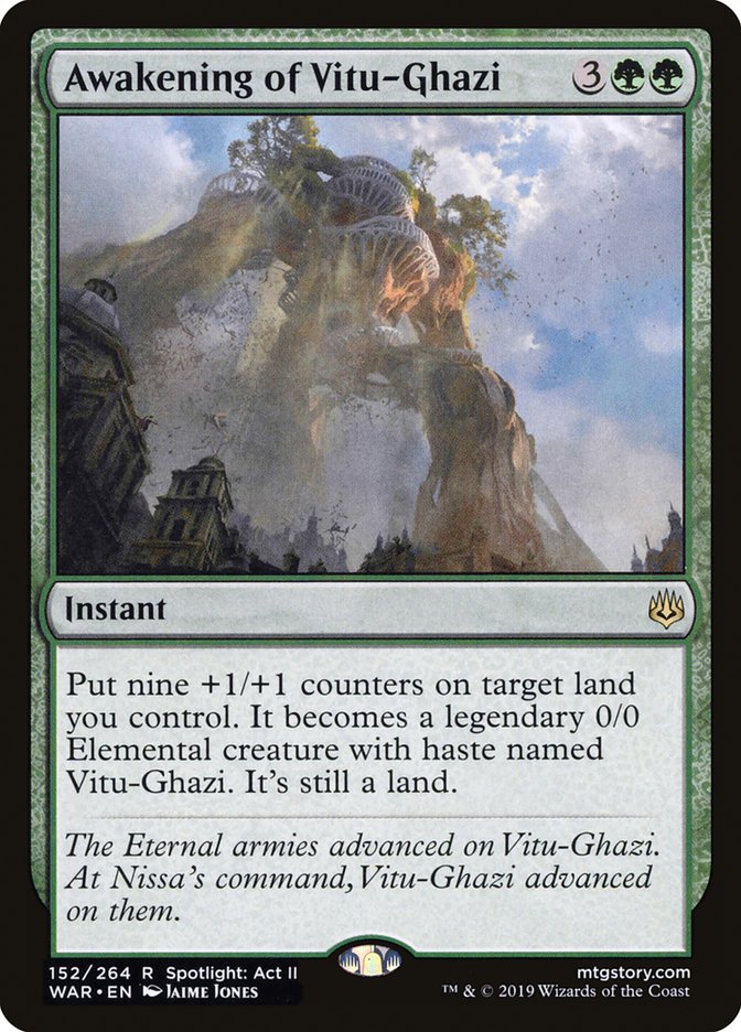 Awakening of Vitu-Ghazi [War of the Spark] MTG Single Magic: The Gathering | Red Claw Gaming
