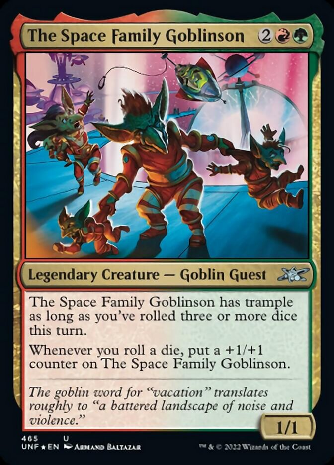 The Space Family Goblinson (Galaxy Foil) [Unfinity] MTG Single Magic: The Gathering    | Red Claw Gaming