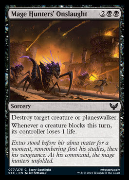 Mage Hunters' Onslaught [Strixhaven: School of Mages] MTG Single Magic: The Gathering | Red Claw Gaming