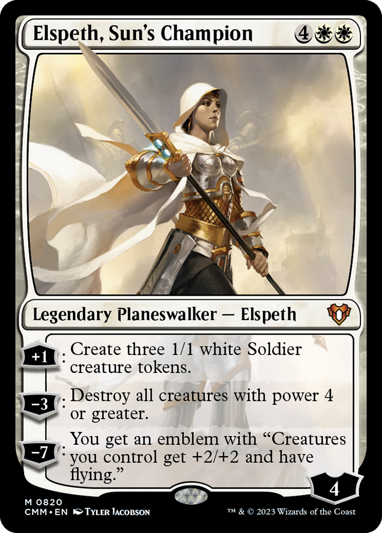 Elspeth, Sun's Champion [Commander Masters] MTG Single Magic: The Gathering | Red Claw Gaming