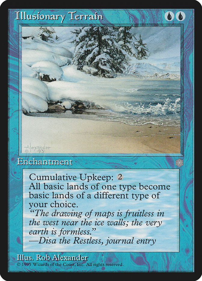Illusionary Terrain [Ice Age] MTG Single Magic: The Gathering | Red Claw Gaming