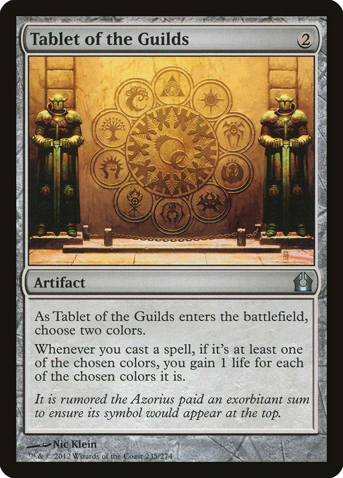 Tablet of the Guilds [Return to Ravnica] MTG Single Magic: The Gathering | Red Claw Gaming