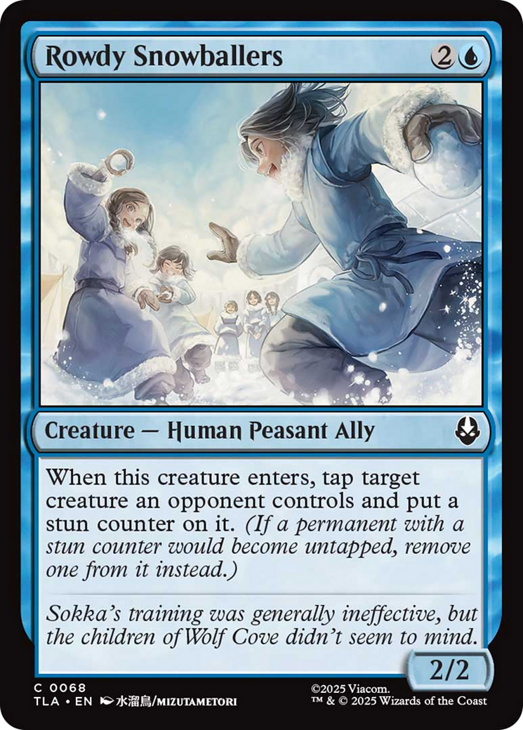 Rowdy Snowballers [Avatar: The Last Airbender] MTG Single Magic: The Gathering | Red Claw Gaming