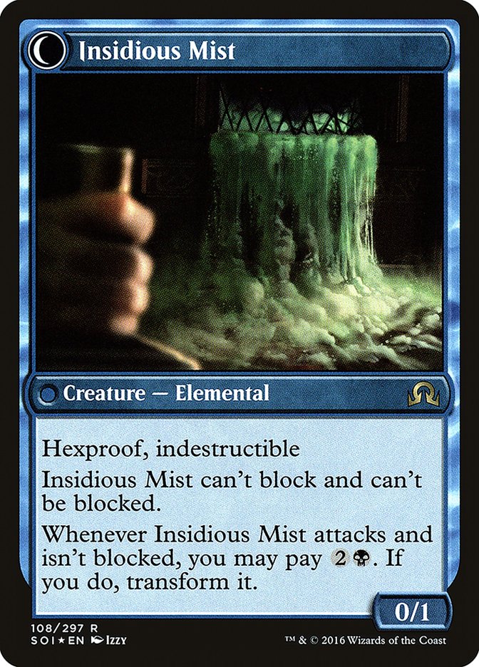 Elusive Tormentor // Insidious Mist [Shadows over Innistrad Prerelease Promos] MTG Single Magic: The Gathering | Red Claw Gaming