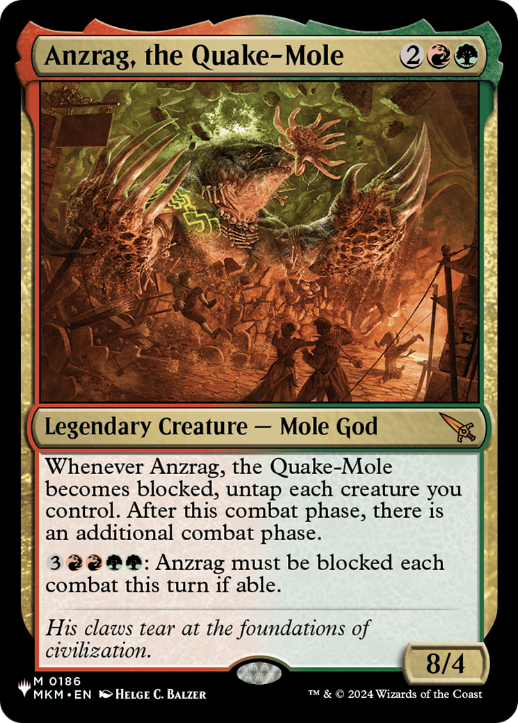 Anzrag, the Quake-Mole [The List] MTG Single Magic: The Gathering | Red Claw Gaming