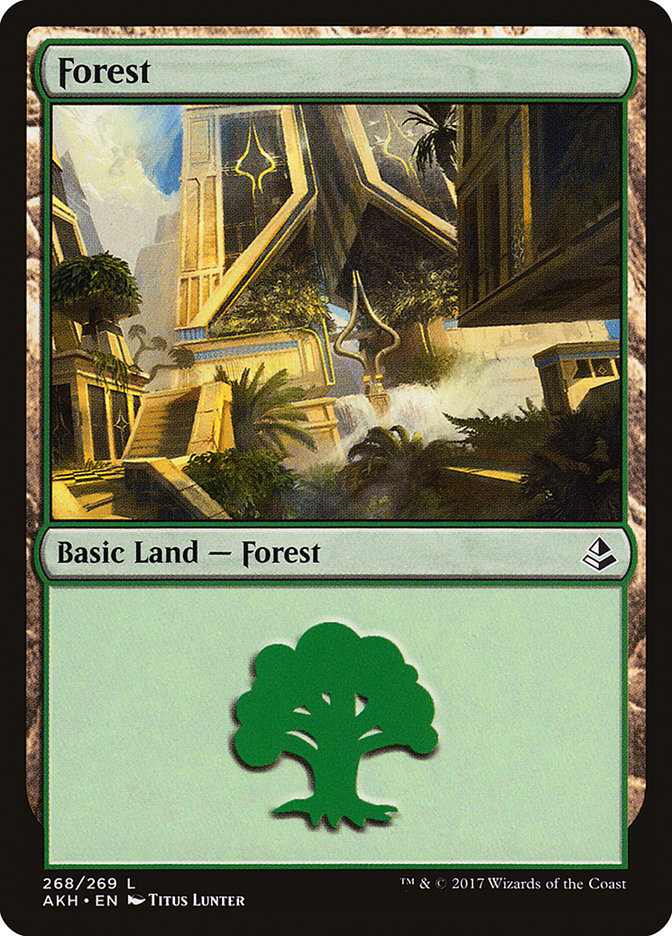 Forest (268) [Amonkhet] MTG Single Magic: The Gathering | Red Claw Gaming