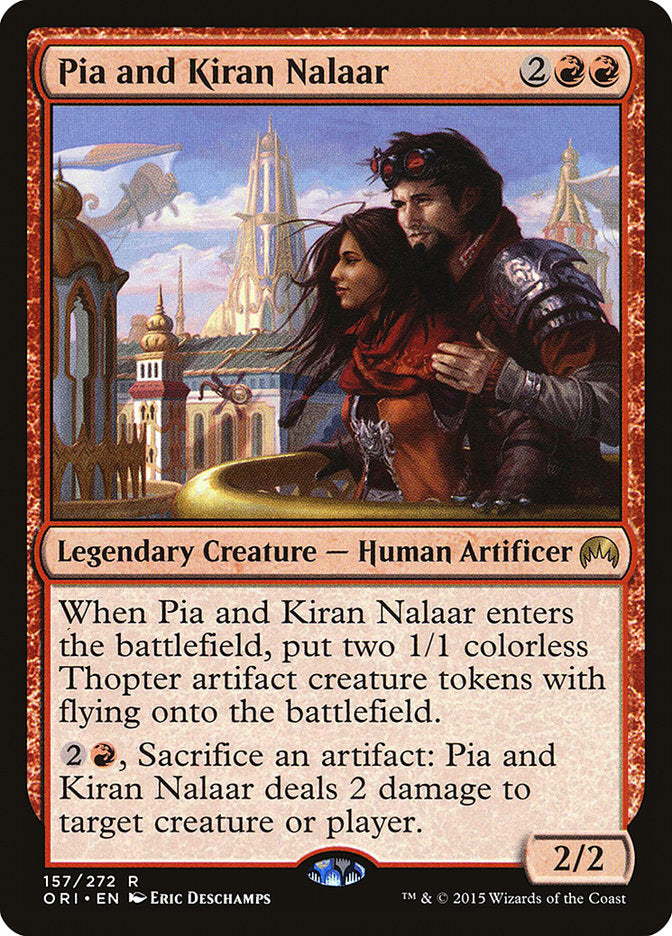 Pia and Kiran Nalaar [Magic Origins] MTG Single Magic: The Gathering | Red Claw Gaming