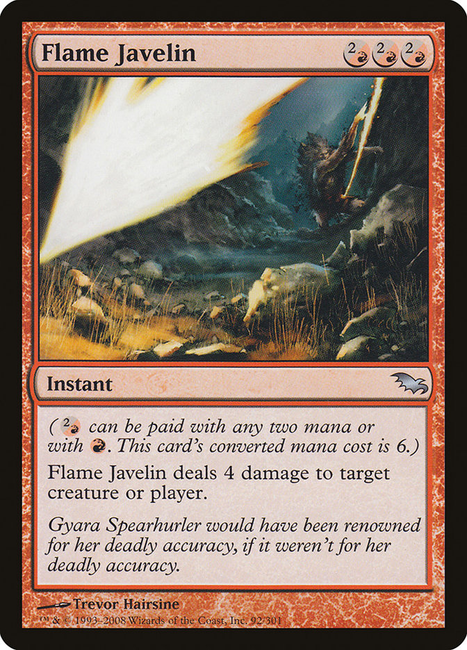 Flame Javelin [Shadowmoor] MTG Single Magic: The Gathering | Red Claw Gaming