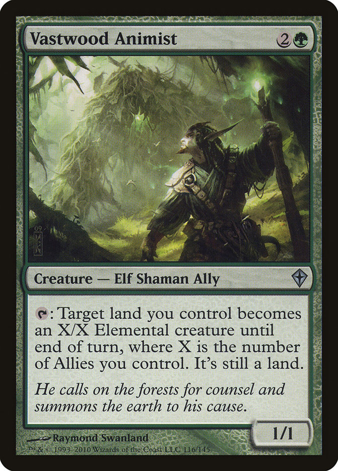 Vastwood Animist [Worldwake] MTG Single Magic: The Gathering | Red Claw Gaming