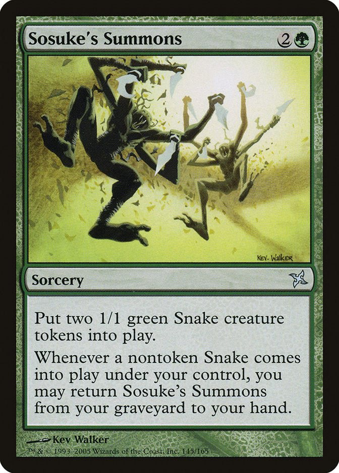 Sosuke's Summons [Betrayers of Kamigawa] MTG Single Magic: The Gathering | Red Claw Gaming