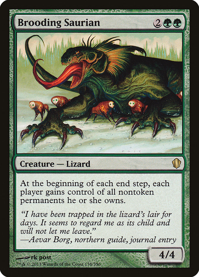 Brooding Saurian [Commander 2013] MTG Single Magic: The Gathering | Red Claw Gaming