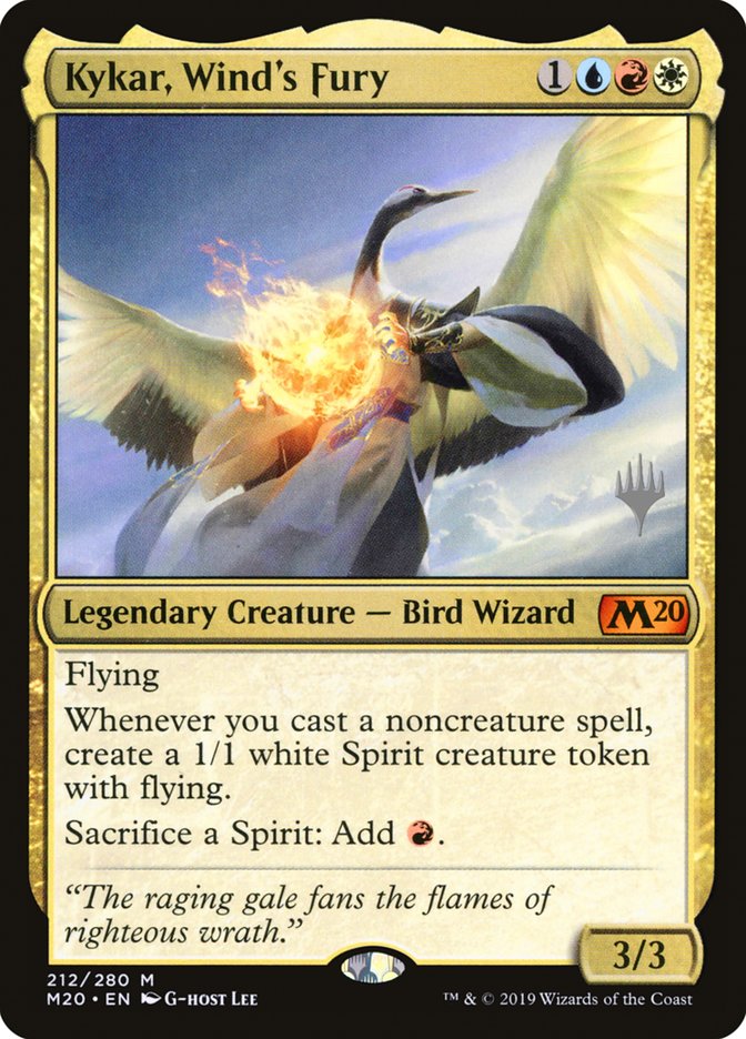 Kykar, Wind's Fury (Promo Pack) [Core Set 2020 Promos] MTG Single Magic: The Gathering | Red Claw Gaming