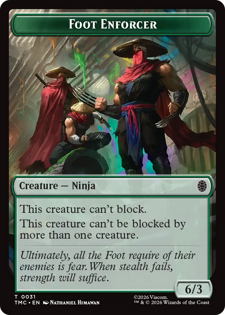 Foot Enforcer [Teenage Mutant Ninja Turtles Commander] MTG Single Magic: The Gathering | Red Claw Gaming