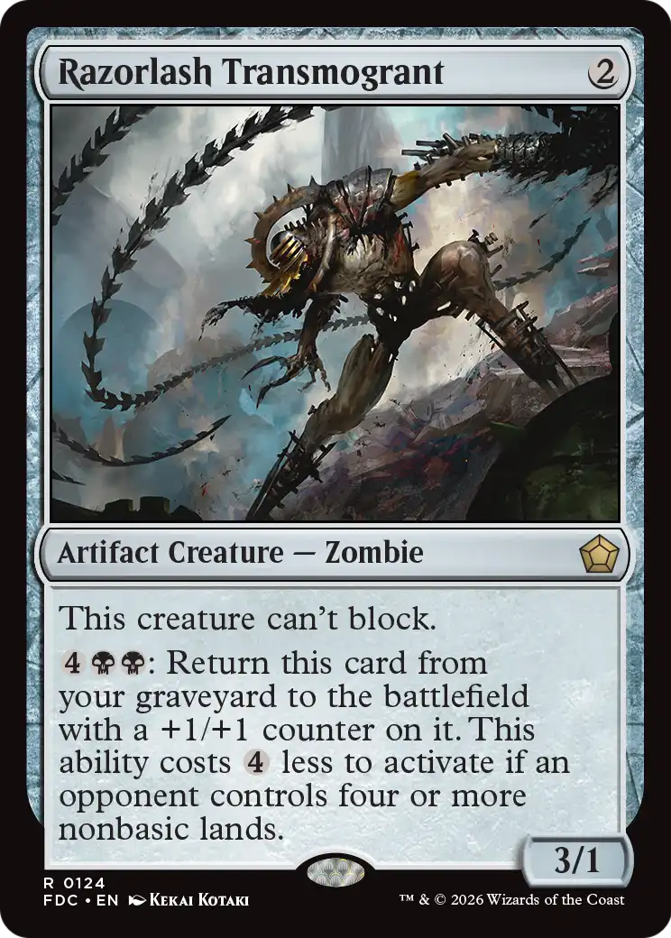 Razorlash Transmogrant [Foundations Commander] | Red Claw Gaming