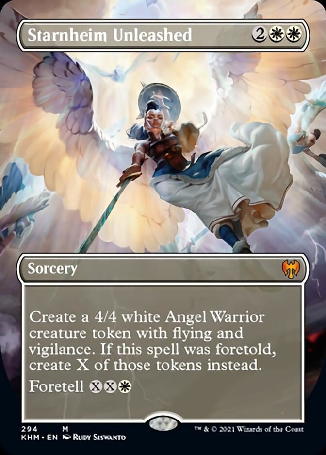Starnheim Unleashed (Borderless Alternate Art) [Kaldheim] MTG Single Magic: The Gathering | Red Claw Gaming