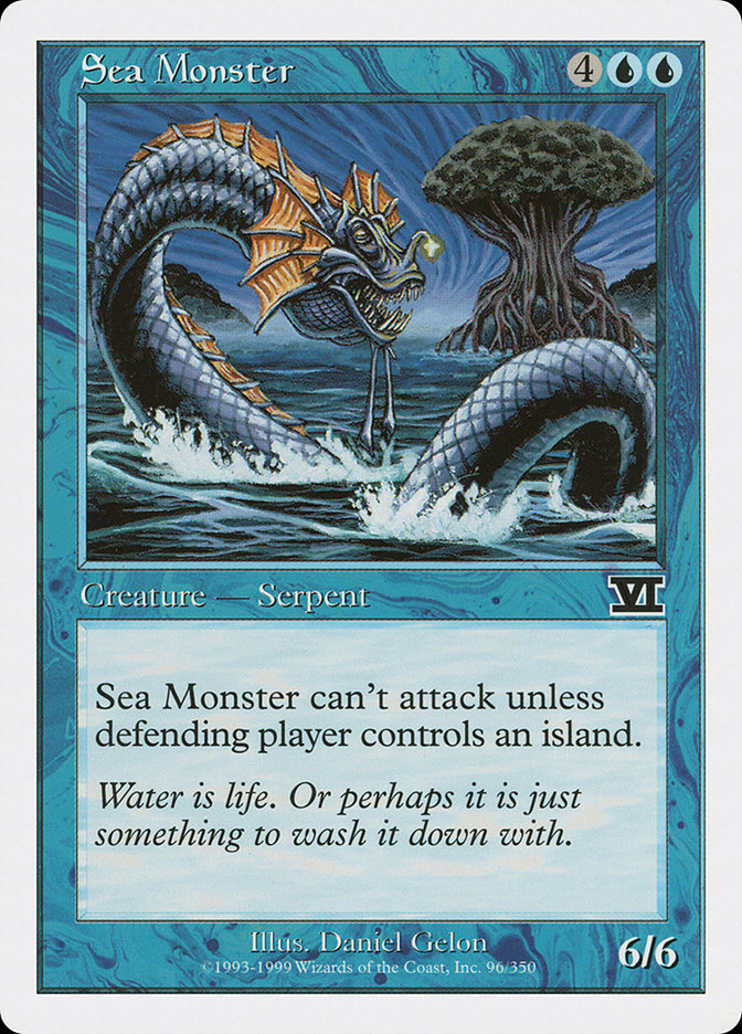 Sea Monster [Classic Sixth Edition] MTG Single Magic: The Gathering | Red Claw Gaming
