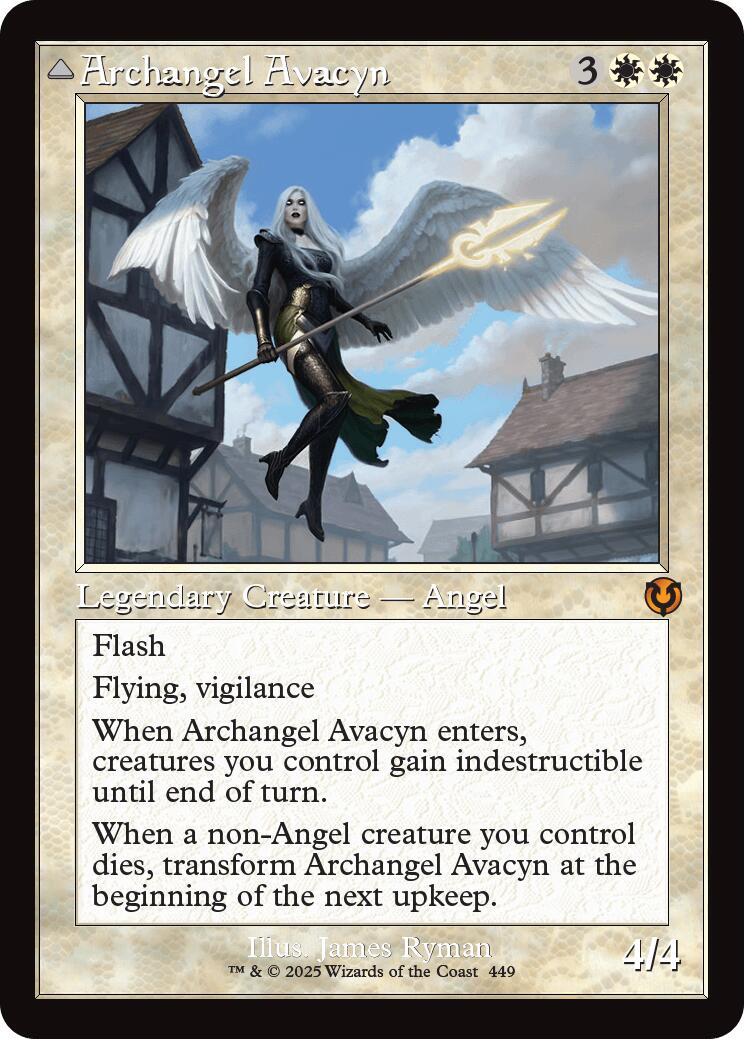Archangel Avacyn // Avacyn, the Purifier (Retro Frame) [Innistrad Remastered] MTG Single Magic: The Gathering | Red Claw Gaming