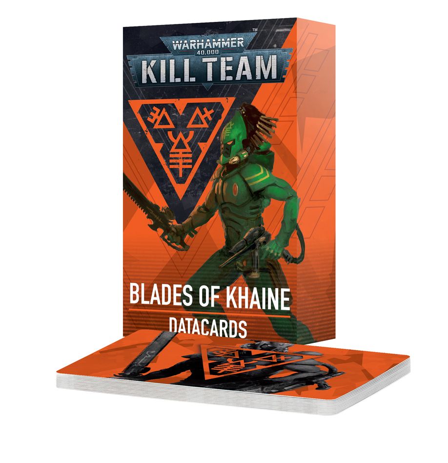 KILL TEAM DATACARDS: BLADES OF KHAINE (ENG) Kill Team Games Workshop | Red Claw Gaming