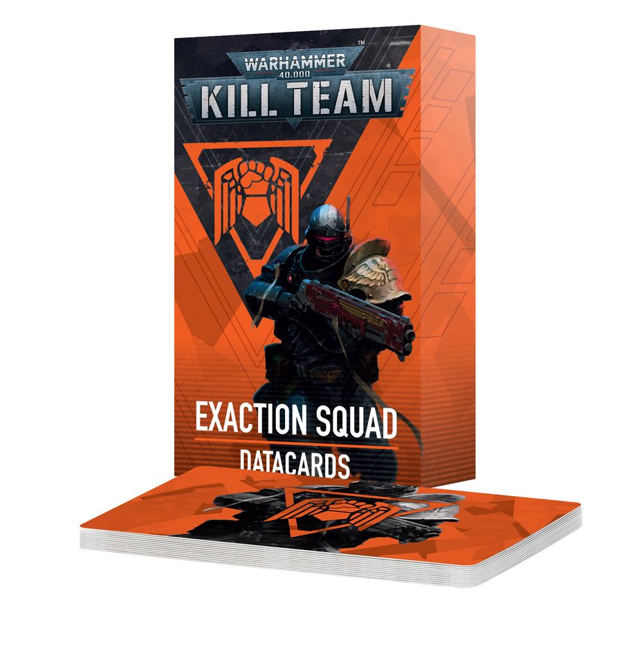 KILL TEAM DATACARDS: EXACTION SQUAD (ENG) Kill Team Games Workshop | Red Claw Gaming