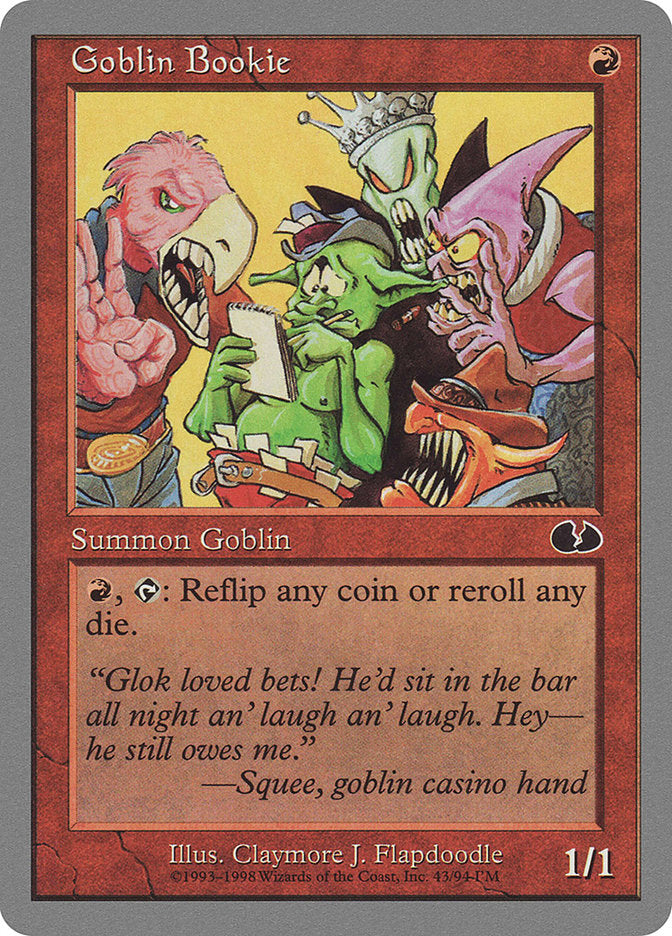 Goblin Bookie [Unglued] MTG Single Magic: The Gathering | Red Claw Gaming