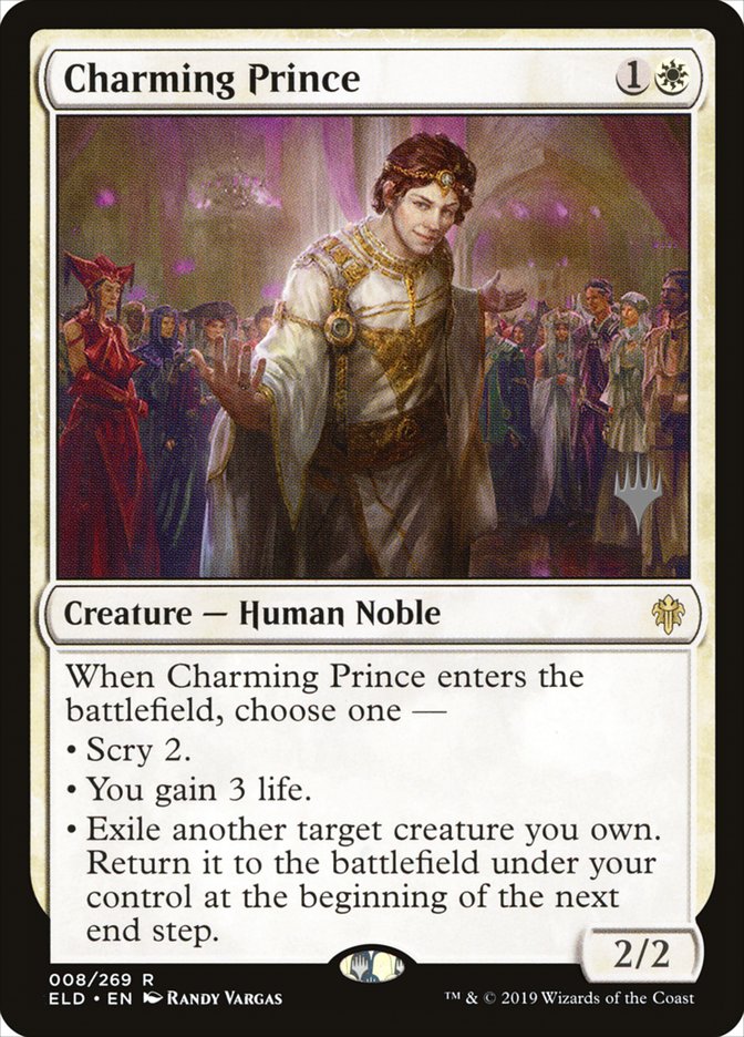 Charming Prince (Promo Pack) [Throne of Eldraine Promos] MTG Single Magic: The Gathering | Red Claw Gaming
