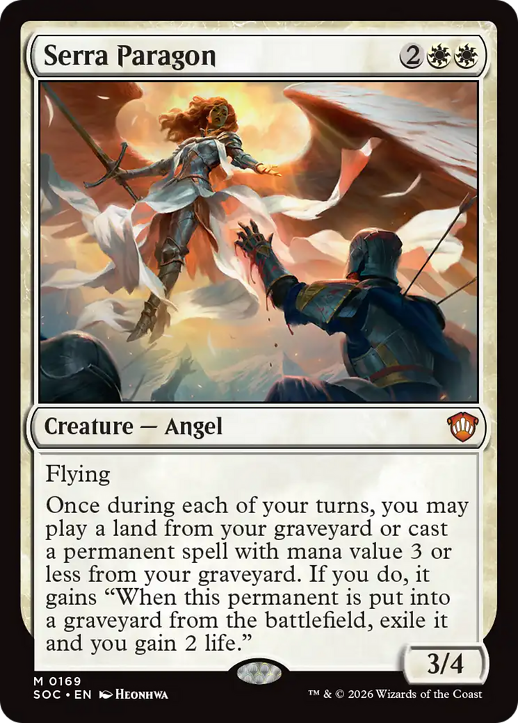 Serra Paragon [Secrets of Strixhaven Commander] MTG Single Magic: The Gathering | Red Claw Gaming