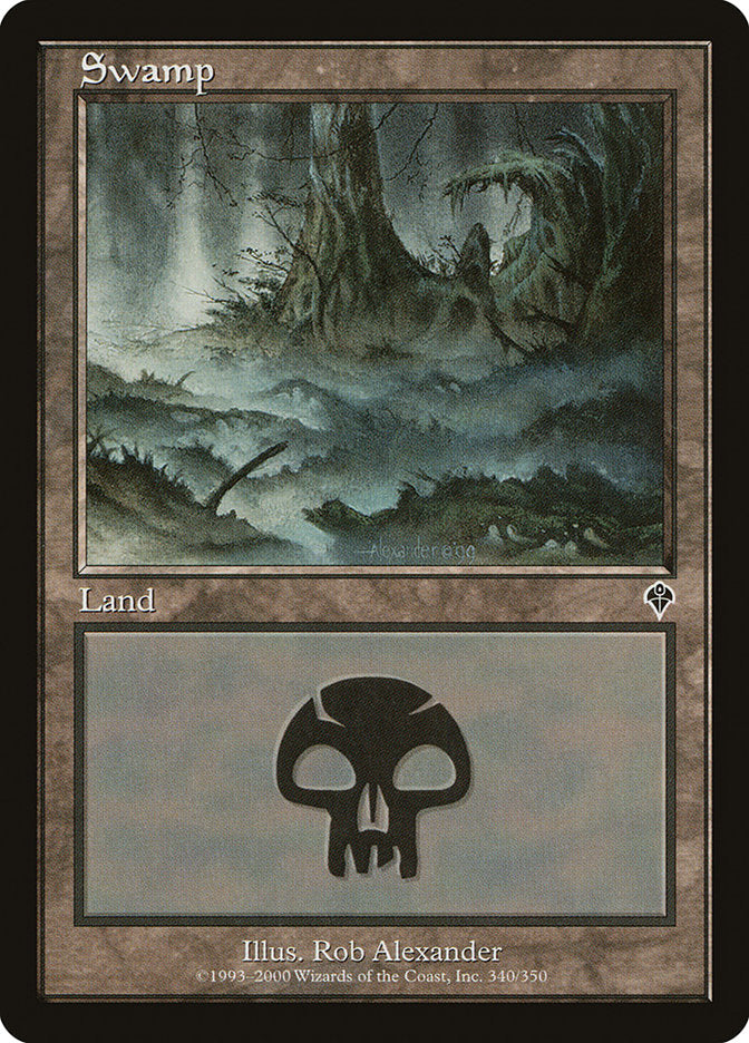 Swamp (340) [Invasion] MTG Single Magic: The Gathering | Red Claw Gaming