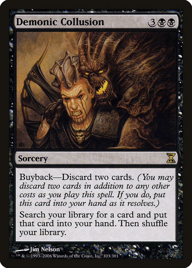 Demonic Collusion [Time Spiral] MTG Single Magic: The Gathering | Red Claw Gaming