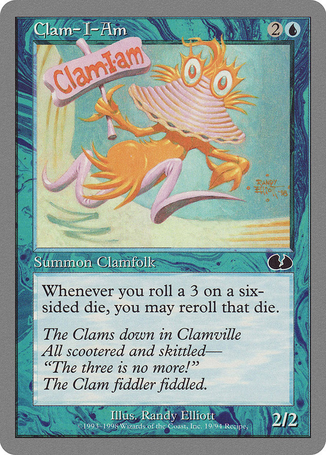 Clam-I-Am [Unglued] MTG Single Magic: The Gathering | Red Claw Gaming