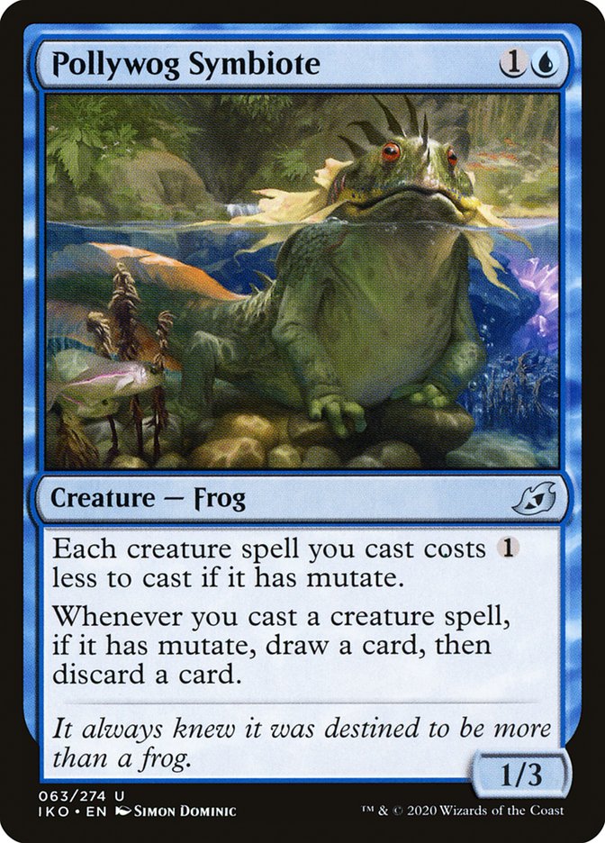 Pollywog Symbiote [Ikoria: Lair of Behemoths] MTG Single Magic: The Gathering | Red Claw Gaming