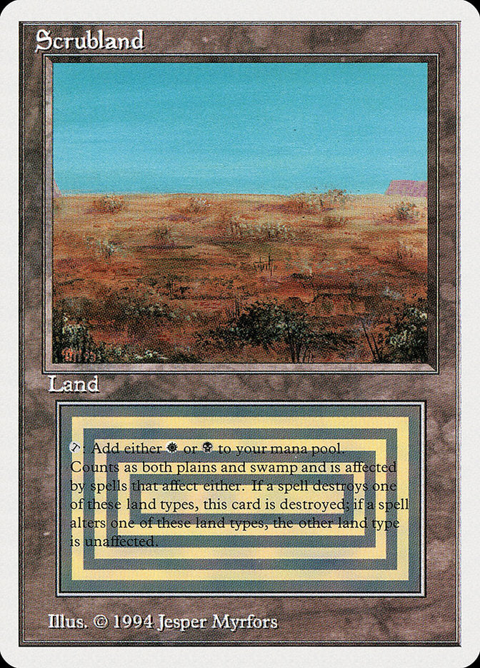 Scrubland [Summer Magic / Edgar] MTG Single Magic: The Gathering | Red Claw Gaming