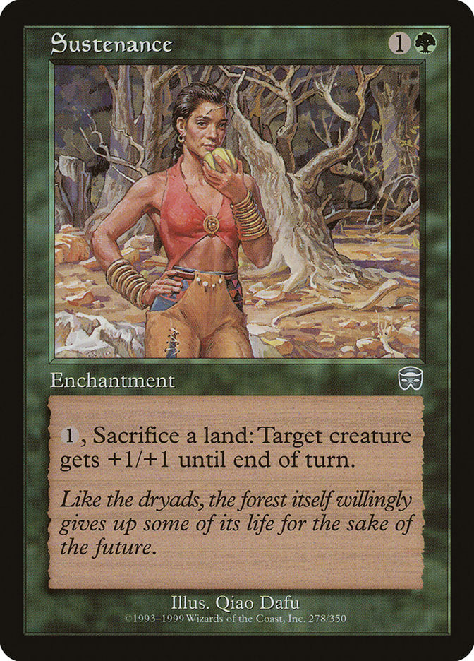 Sustenance [Mercadian Masques] MTG Single Magic: The Gathering | Red Claw Gaming