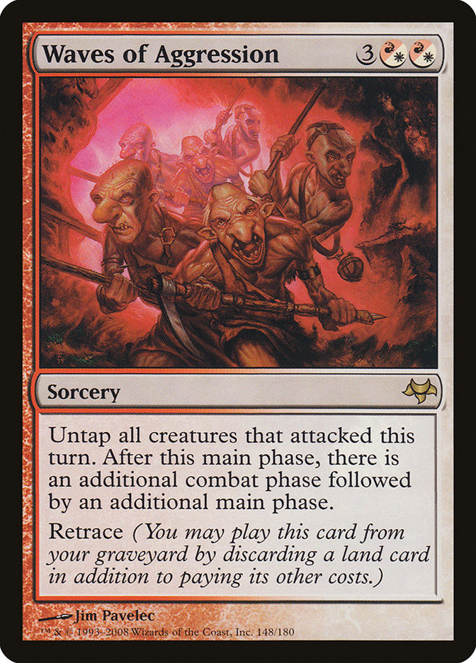 Waves of Aggression [Eventide] MTG Single Magic: The Gathering | Red Claw Gaming