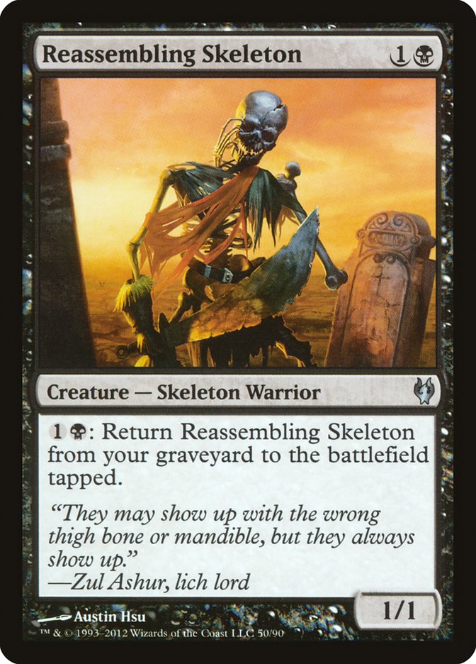 Reassembling Skeleton [Duel Decks: Izzet vs. Golgari] MTG Single Magic: The Gathering | Red Claw Gaming