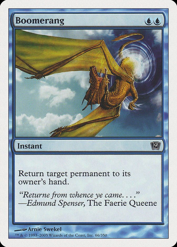 Boomerang [Ninth Edition] MTG Single Magic: The Gathering | Red Claw Gaming