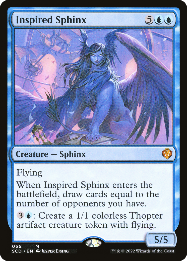 Inspired Sphinx [Starter Commander Decks] MTG Single Magic: The Gathering | Red Claw Gaming