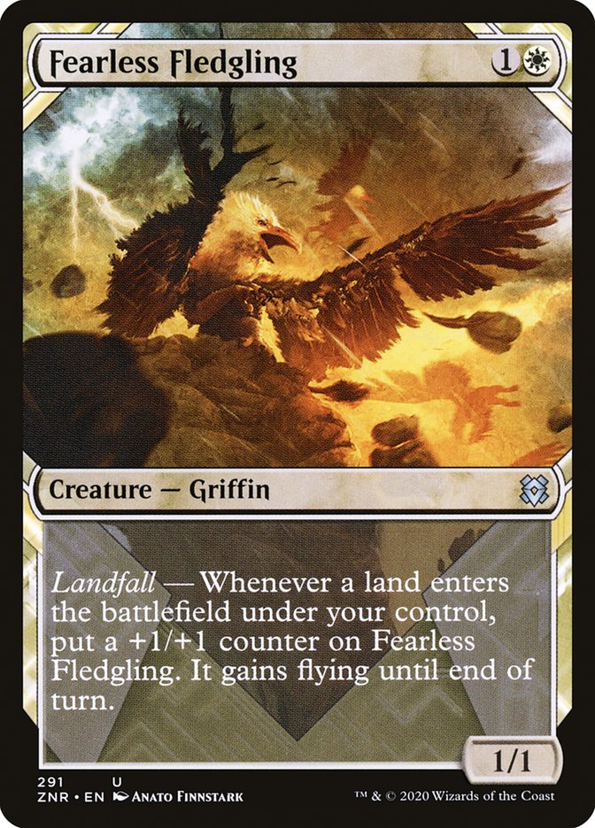 Fearless Fledgling (Showcase) [Zendikar Rising] MTG Single Magic: The Gathering | Red Claw Gaming