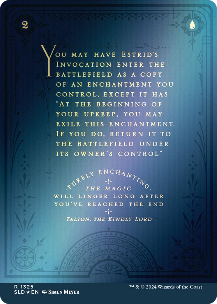 Estrid's Invocation [Secret Lair Drop Series] MTG Single Magic: The Gathering | Red Claw Gaming