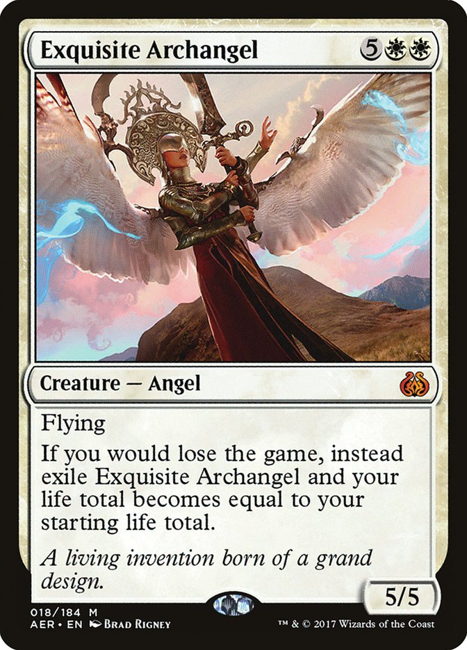 Exquisite Archangel [Aether Revolt] MTG Single Magic: The Gathering | Red Claw Gaming