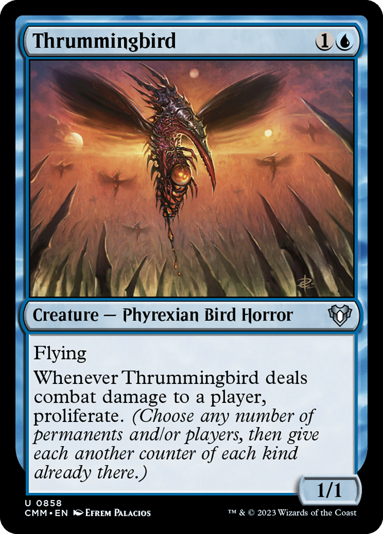 Thrummingbird [Commander Masters] MTG Single Magic: The Gathering | Red Claw Gaming