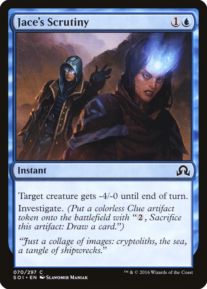 Jace's Scrutiny [Shadows over Innistrad] MTG Single Magic: The Gathering | Red Claw Gaming