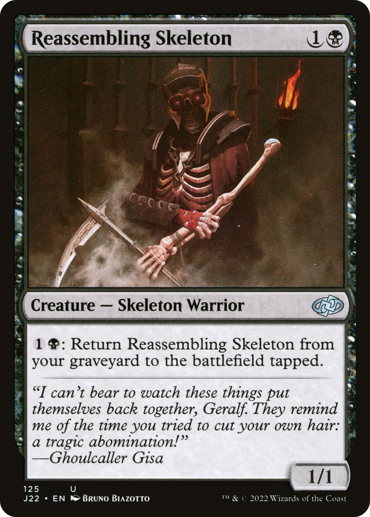 Reassembling Skeleton [Jumpstart 2022] MTG Single Magic: The Gathering | Red Claw Gaming