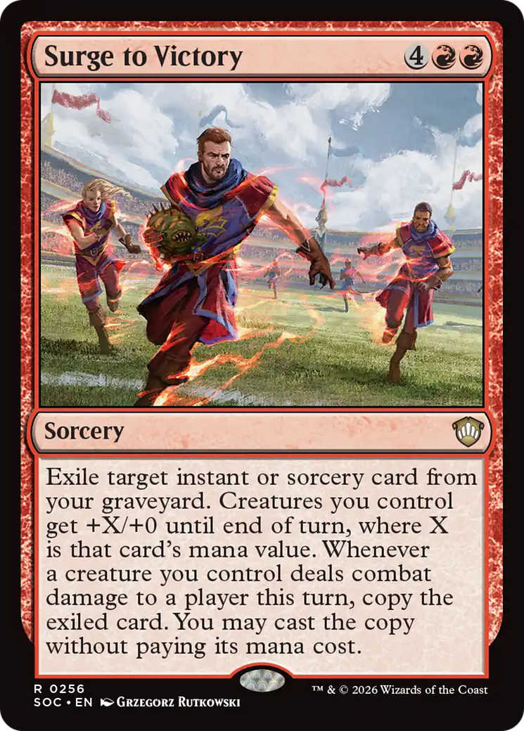 Surge to Victory [Secrets of Strixhaven Commander] MTG Single Magic: The Gathering | Red Claw Gaming