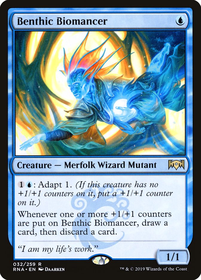 Benthic Biomancer [Ravnica Allegiance] MTG Single Magic: The Gathering | Red Claw Gaming