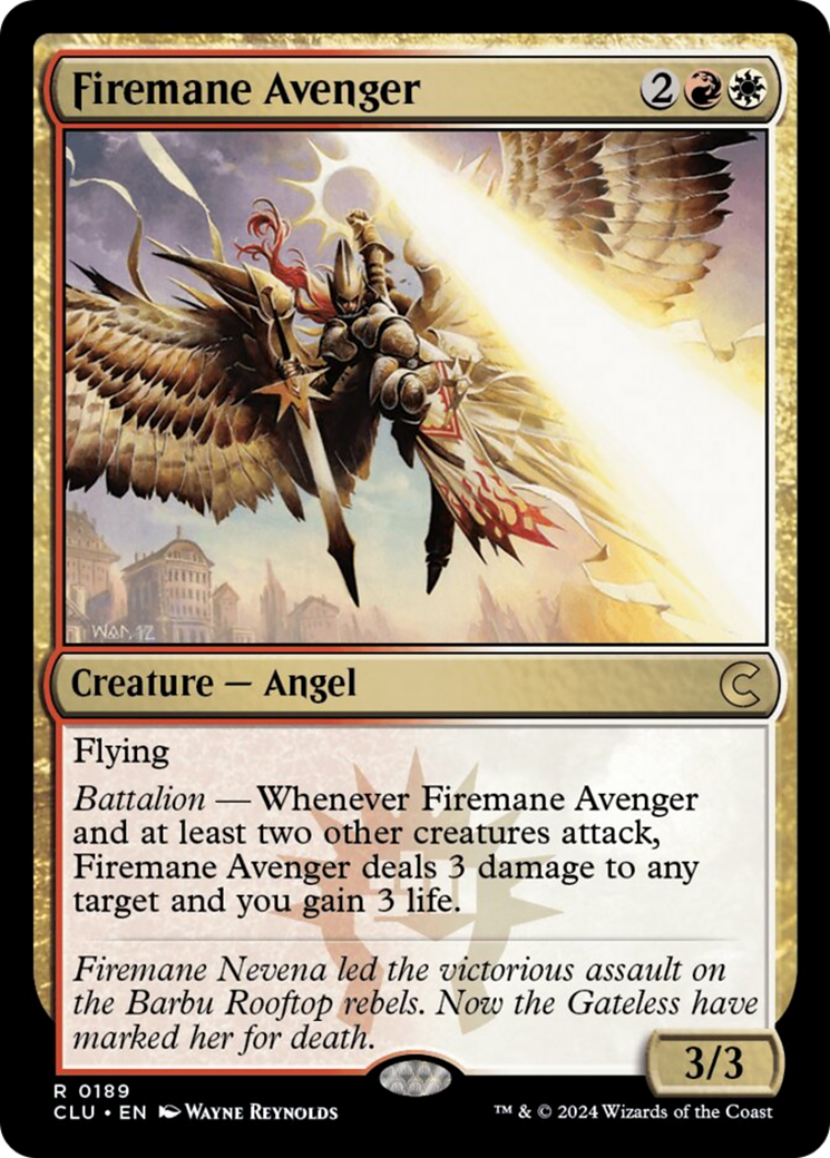 Firemane Avenger [Ravnica: Clue Edition] MTG Single Magic: The Gathering | Red Claw Gaming