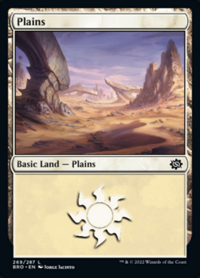 Plains (269) [The Brothers' War] MTG Single Magic: The Gathering | Red Claw Gaming