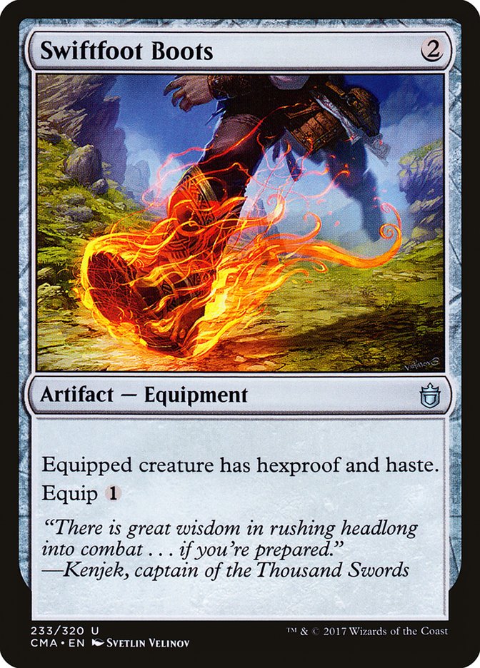 Swiftfoot Boots [Commander Anthology] MTG Single Magic: The Gathering | Red Claw Gaming