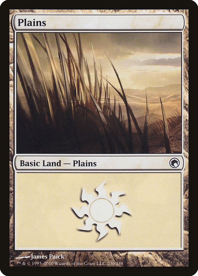 Plains (230) [Scars of Mirrodin] MTG Single Magic: The Gathering | Red Claw Gaming