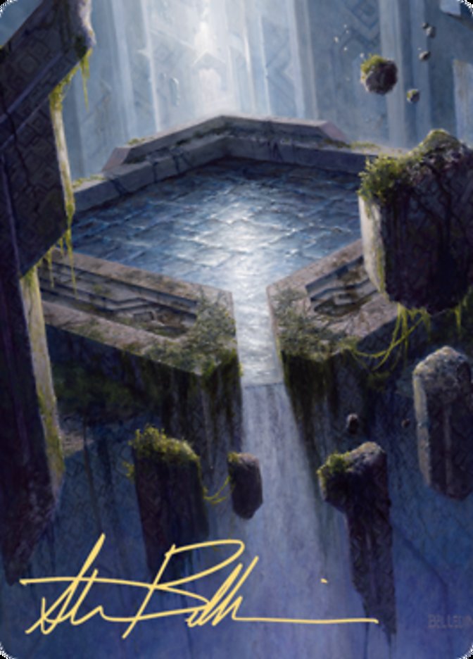 Morphic Pool Art Card (Gold-Stamped Signature) [Zendikar Rising Art Series] MTG Single Magic: The Gathering | Red Claw Gaming