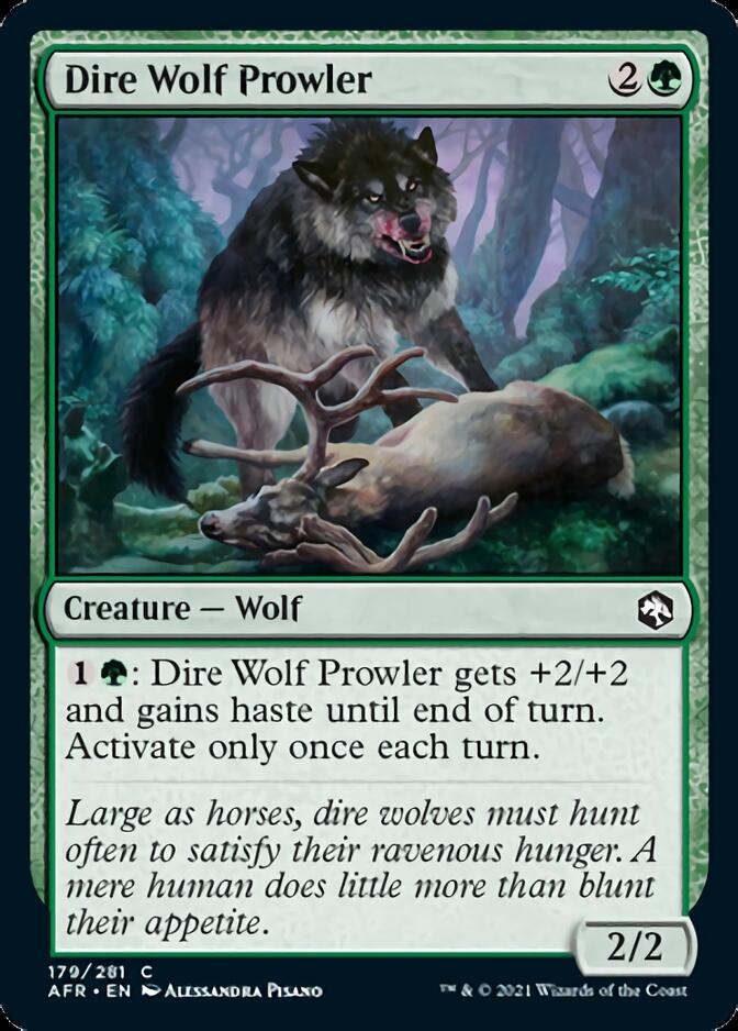 Dire Wolf Prowler [Dungeons & Dragons: Adventures in the Forgotten Realms] MTG Single Magic: The Gathering | Red Claw Gaming